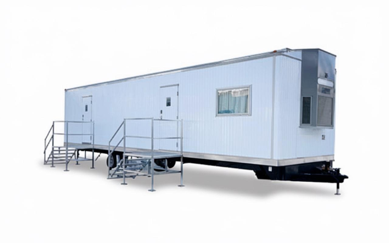 our office trailers come in various sizes and layouts to fit your specific needs